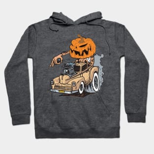 Pumpkin Head Hot Rod Hoodie